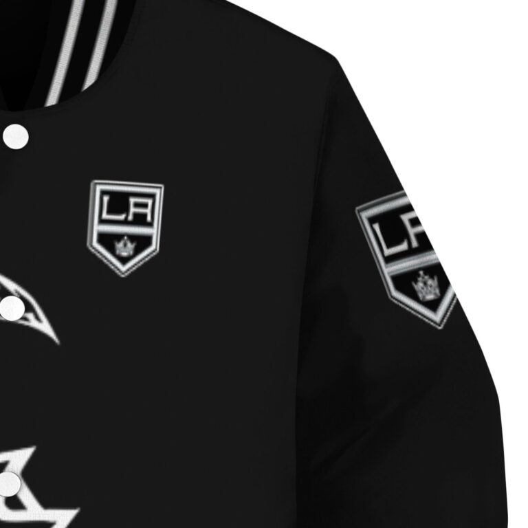 los angeles kings tribal art black white black jacket premium grade jacketwow