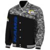 los angeles rams camo patchwork black jacket best selling jacketwow