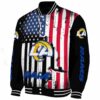los angeles rams patriotic theme black jacket best selling jacketwow