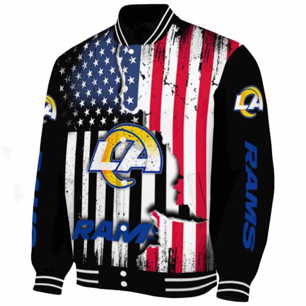 los angeles rams patriotic theme black jacket best selling jacketwow