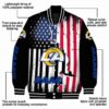 los angeles rams patriotic theme black jacket new arrival jacketwow