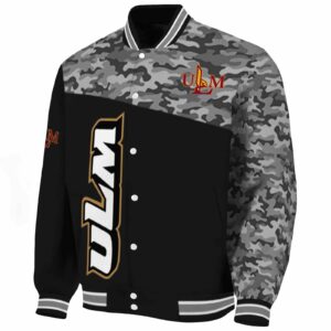 louisiana monroe warhawks camo patchwork black jacket best selling jacketwow