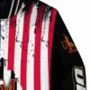 louisiana monroe warhawks patriotic theme black jacket premium grade jacketwow