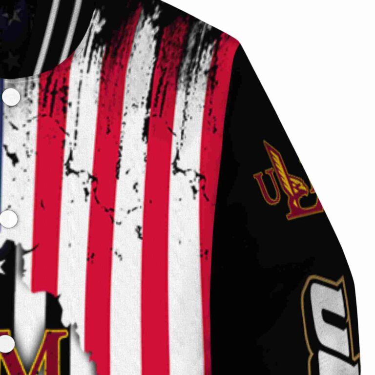 louisiana monroe warhawks patriotic theme black jacket premium grade jacketwow