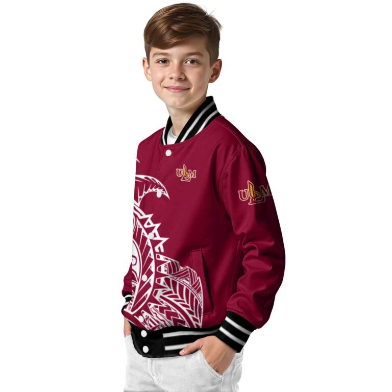 louisiana monroe warhawks tribal art red white black jacket trendy jacketwow