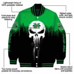 marshall thundering herd punisher skull green black white jacket best selling jacketwow