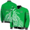 marshall thundering herd tribal art green white black jacket fashion forward jacketwow