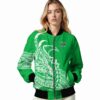 marshall thundering herd tribal art green white black jacket latest model jacketwow