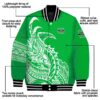 marshall thundering herd tribal art green white black jacket new arrival jacketwow