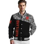 maryland terrapins camo patchwork black jacket best selling jacketwow