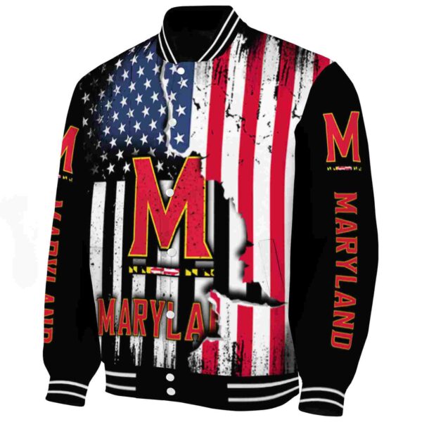 maryland terrapins patriotic theme black jacket best selling jacketwow