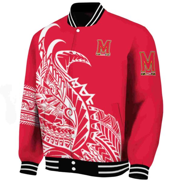 maryland terrapins tribal art red white black jacket best selling jacketwow