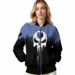 memphis grizzlies punisher skull blue black white jacket best selling jacketwow