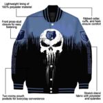 memphis grizzlies punisher skull blue black white jacket best selling jacketwow