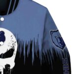 memphis grizzlies punisher skull blue black white jacket best selling jacketwow