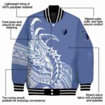 memphis grizzlies tribal art blue white black jacket best selling jacketwow