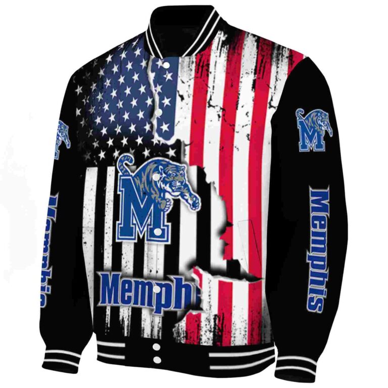 memphis tigers patriotic theme black jacket best selling jacketwow