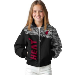 miami heat camo patchwork black jacket top rated jacketwow