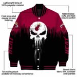 miami heat punisher skull red black white jacket best selling jacketwow