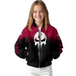 miami heat punisher skull red black white jacket best selling jacketwow