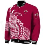 miami heat tribal art red white black jacket best selling jacketwow
