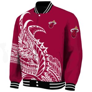 miami heat tribal art red white black jacket best selling jacketwow