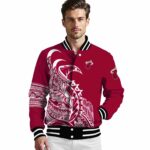 miami heat tribal art red white black jacket best selling jacketwow