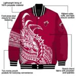 miami heat tribal art red white black jacket best selling jacketwow