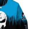 miami marlins punisher skull blue black white jacket premium grade jacketwow
