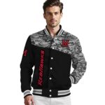 miami redhawks camo patchwork black jacket best selling jacketwow