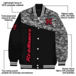 miami redhawks camo patchwork black jacket best selling jacketwow