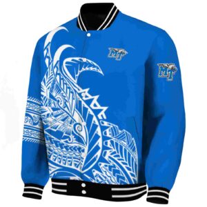 middle tennessee blue raiders tribal art blue white black jacket best selling jacketwow