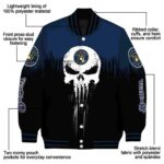 milwaukee brewers punisher skull navy blue black white jacket best selling jacketwow
