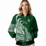 milwaukee bucks tribal art green white black jacket best selling jacketwow
