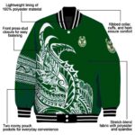 milwaukee bucks tribal art green white black jacket best selling jacketwow
