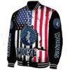 minnesota timberwolves patriotic theme black jacket best selling jacketwow