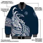 minnesota timberwolves tribal art midnight blue white black jacket best selling jacketwow