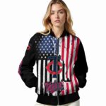 minnesota twins patriotic theme black jacket best selling jacketwow