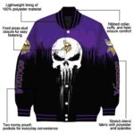 minnesota vikings punisher skull purple black white jacket best selling jacketwow