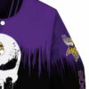 minnesota vikings punisher skull purple black white jacket premium grade jacketwow