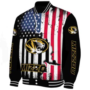 missouri tigers patriotic theme black jacket best selling jacketwow