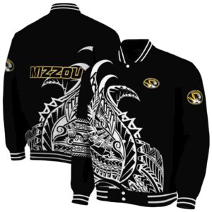 missouri tigers tribal art black white black jacket fashion forward jacketwow