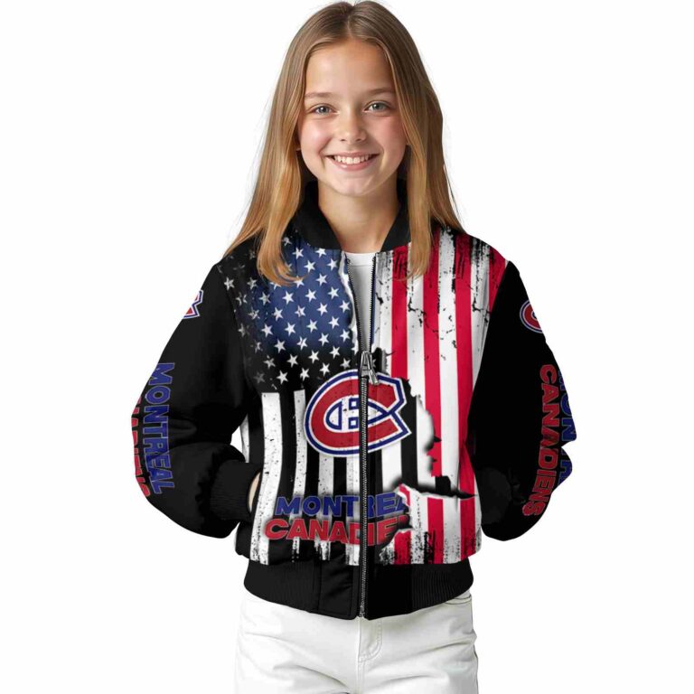 montreal canadiens patriotic theme black jacket top rated jacketwow