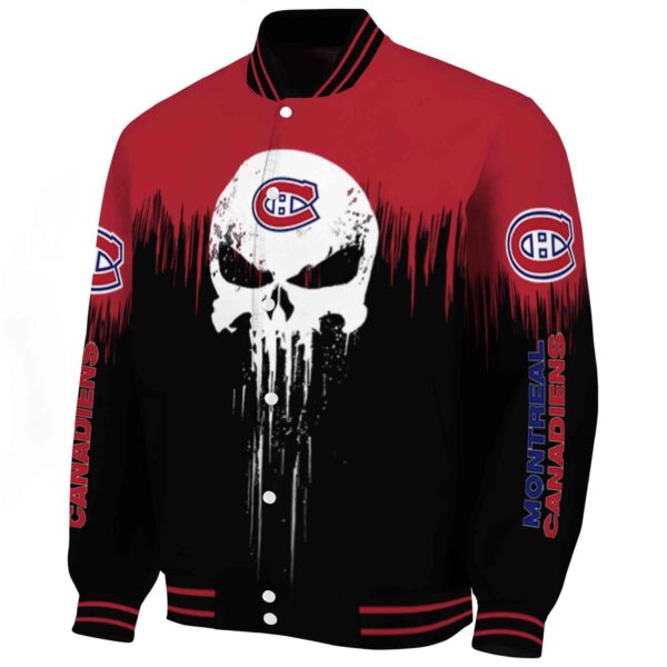 montreal canadiens punisher skull red black white jacket best selling jacketwow