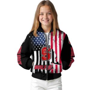 nc state wolfpack patriotic theme black jacket top rated jacketwow