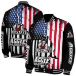new mexico state aggies patriotic theme black jacket best selling jacketwow