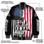 new mexico state aggies patriotic theme black jacket best selling jacketwow