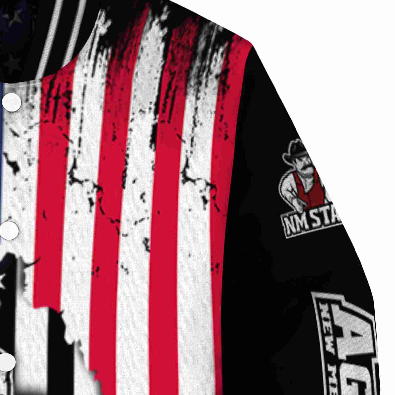 new mexico state aggies patriotic theme black jacket premium grade jacketwow new mexico state aggies patriotic theme black jacket premium grade jacketwow