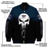new orleans pelicans punisher skull navy black white jacket new arrival jacketwow