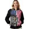 new orleans saints patriotic theme black jacket latest model jacketwow